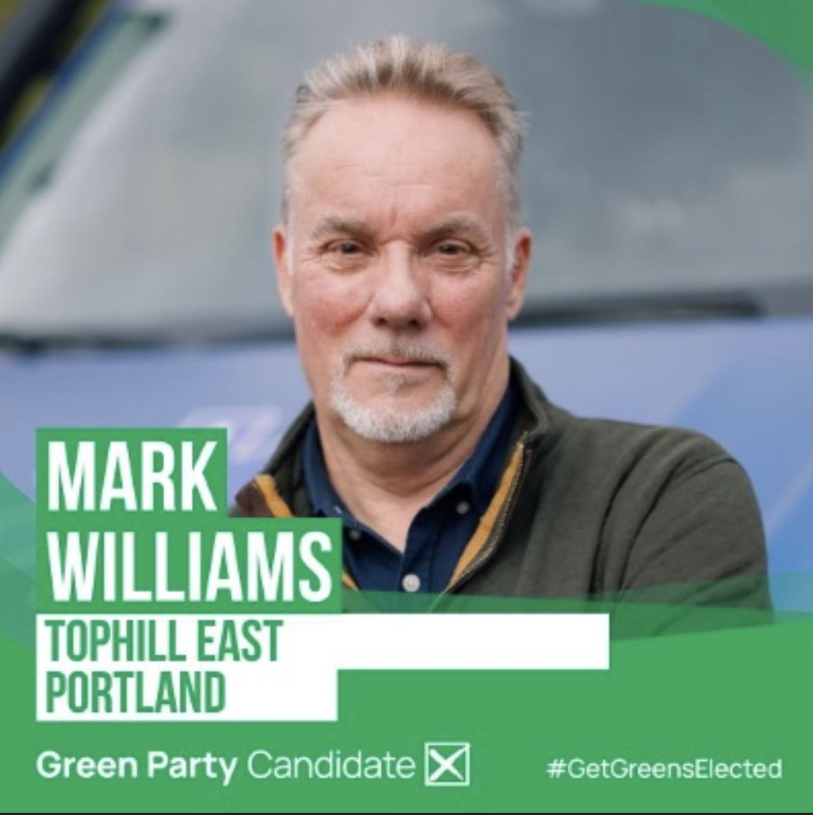 Mark Williams, Green Party candidate for Tophill East Ward